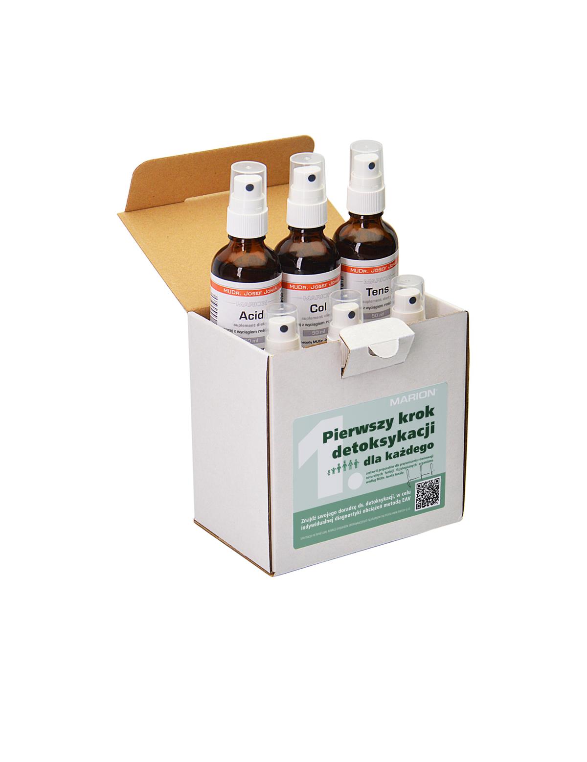 Pierwszy krok detoksykacji – zestaw preparatów