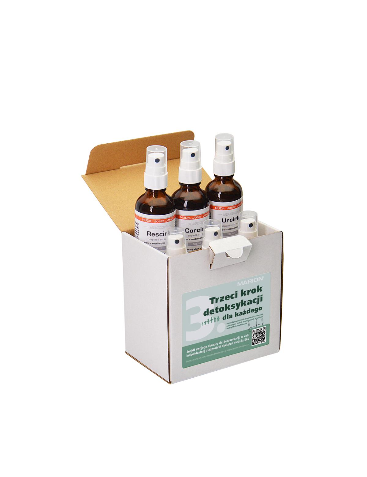 Trzeci krok detoksykacji – zestaw preparatów